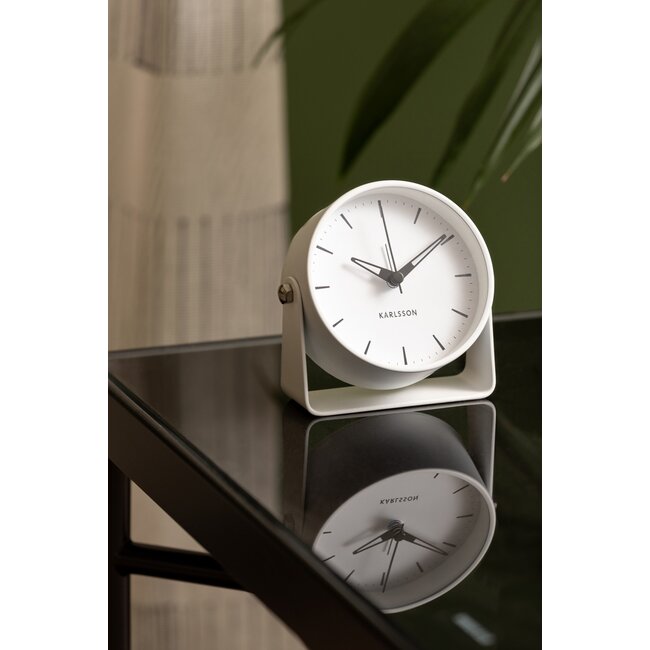 Karlsson - Alarm Clock Calm - white