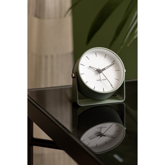 Karlsson - Wecker Calm - ergraute Jade