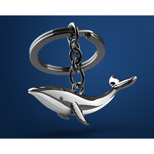 Metalmorphose - Sleutelhanger Walvis