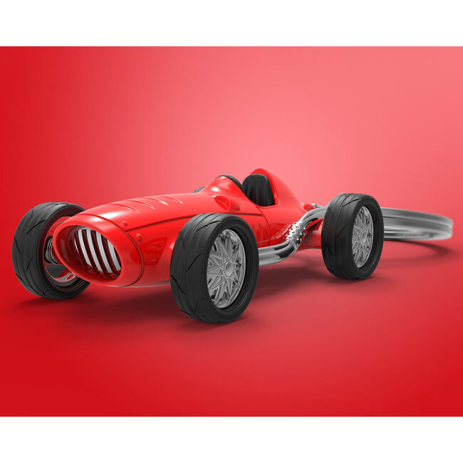 Metalmorphose - Key Ring Red Retro Racer