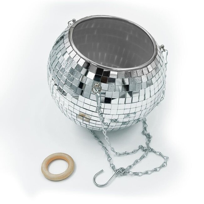 Blumentopf Funky Discokugel – Disco-Pflanztopf – hängend/stehend