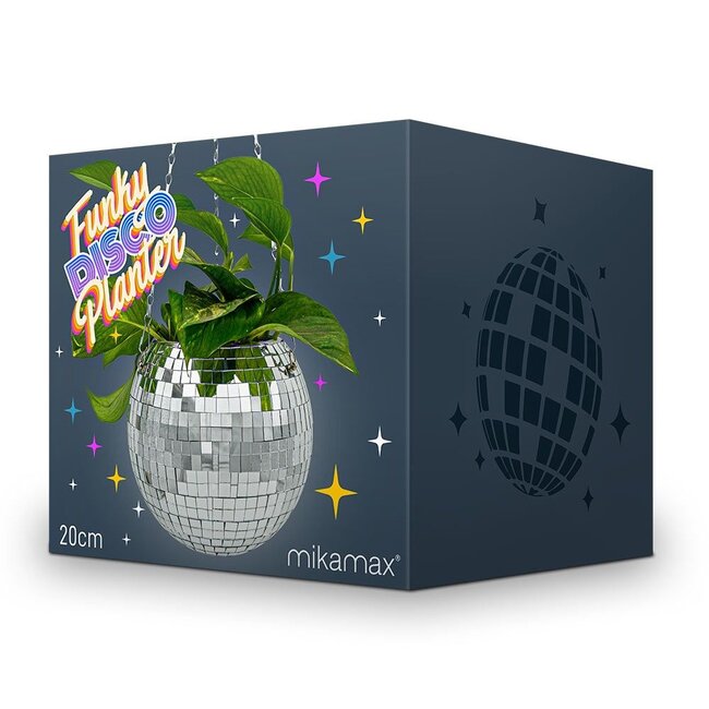 Funky Disco Planter - Flowerpot Disco Ball - hanging/standing
