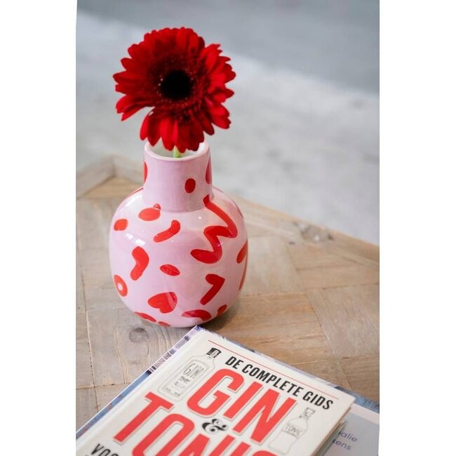 Que Rico - Vase Rosita - Leopardo Lindo