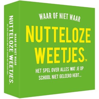 Hygge Games Party Game Nutteloze Weetjes - versie Waar of Niet Waar