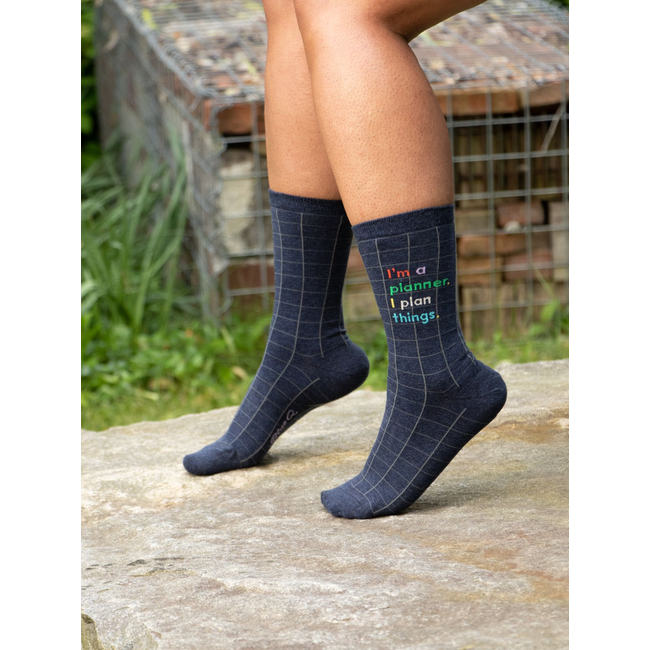 Blue Q - Chaussettes I'm a Planner - taille 36-41 (femmes)