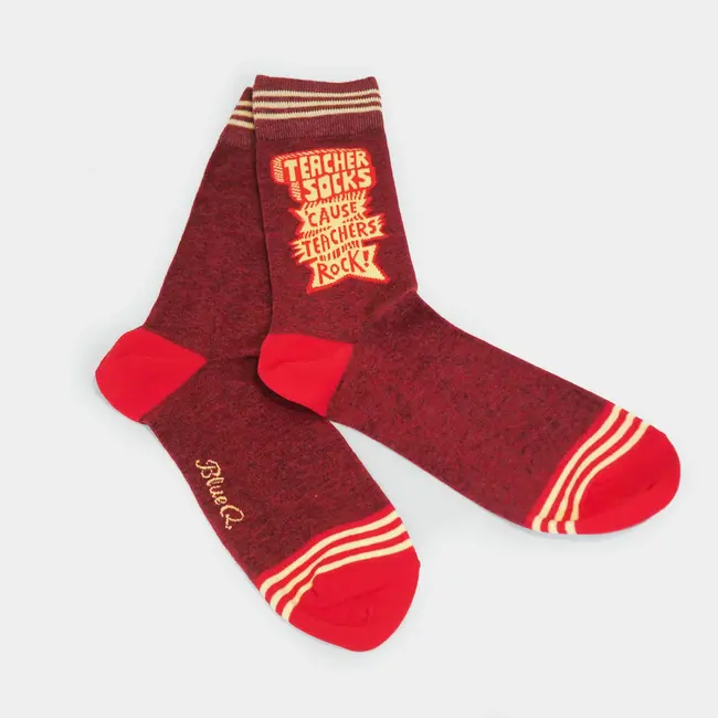 Blue Q - Chaussettes Teachers Rock - taille 40-46 (hommes)