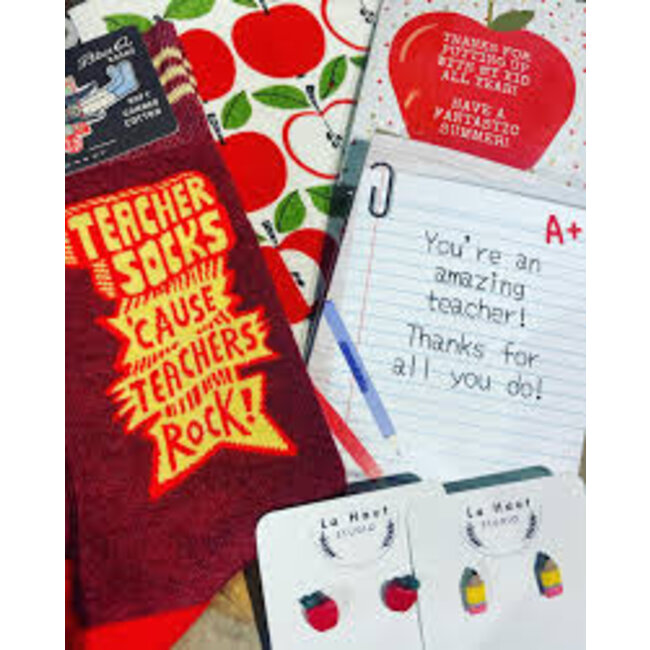 Blue Q - Chaussettes Teachers Rock - taille 40-46 (hommes)