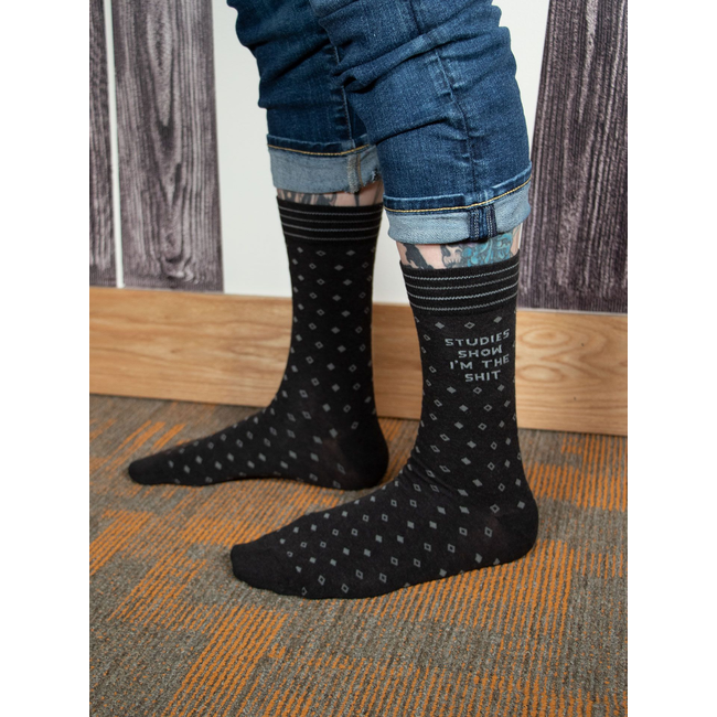 Blue Q - Chaussettes Studies Show I'm the Shit - taille 40-46 (hommes)