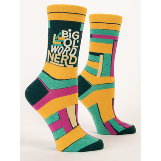 Blue Q Socken Big World Nerd - Damen