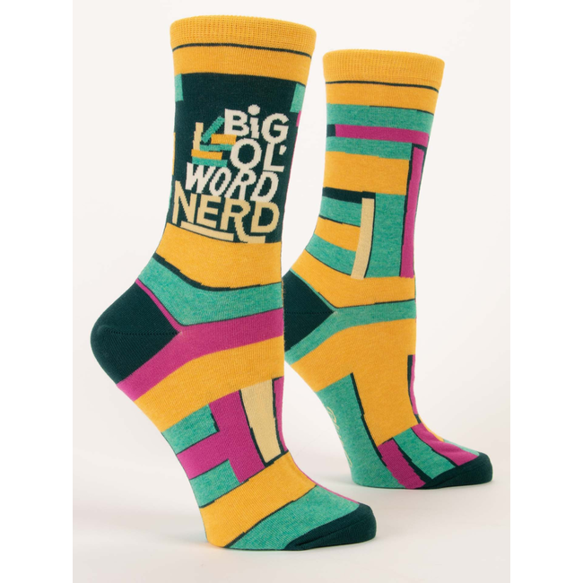 Blue Q - Socken Big World Nerd - Größe 36-41 (Damen)