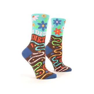 Blue Q Socks  I Dig Dirt - women