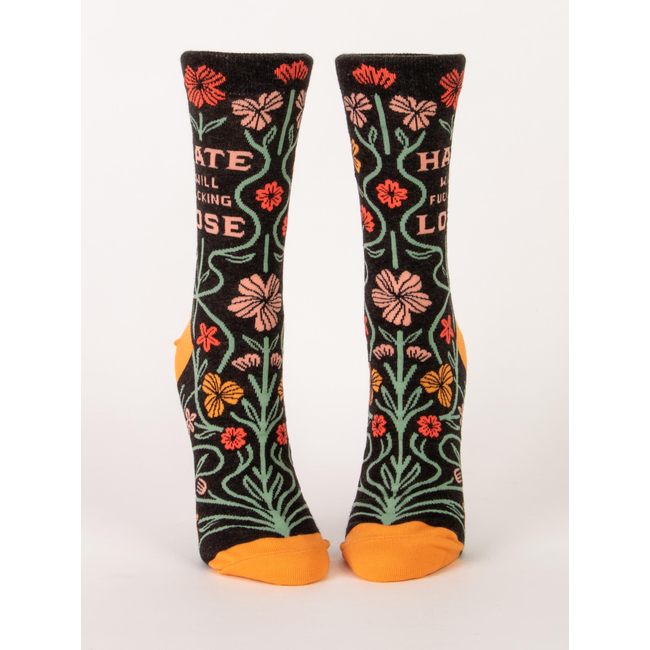 Blue Q - Chaussettes Hate Will Fucking Lose - taille 36-41 (femmes)