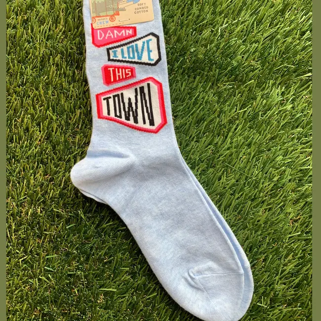 Blue Q - Chaussettes Damn I Love This Town - taille 36-41 (femmes)