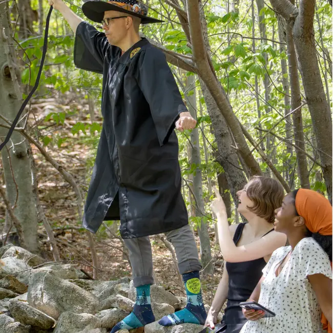 Blue Q - Socken  Dragons And Wizards And Shit - Größe 40-46 (Männer)