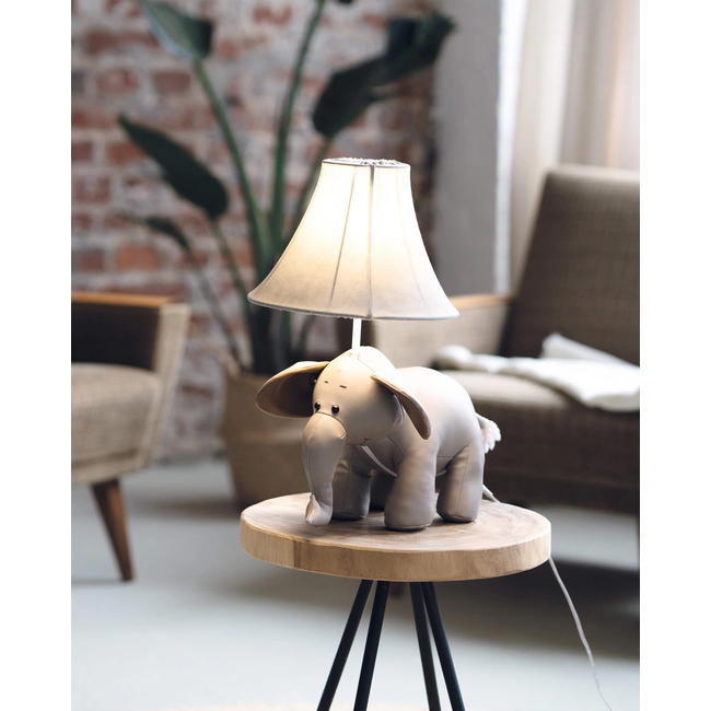 Happy Lamps - Bobby, de vriendelijke olifant - handgemaakte sfeerlamp