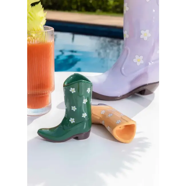 DOIY - Salz- und Pfefferset Rodeo Cowboy Boot - Keramik