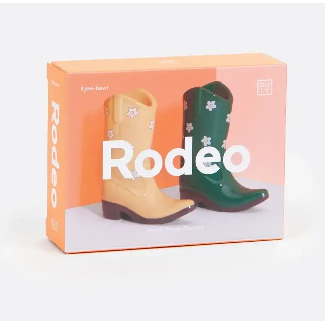 DOIY - Salz- und Pfefferset Rodeo Cowboy Boot - Keramik