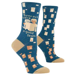 Blue Q Socken Turns Out We're A Good Team - Damen