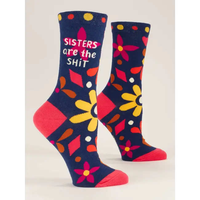 Blue Q - Socken Sisters Are The Shit - Größe 36-41 (Damen)