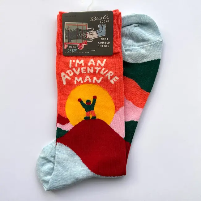 Blue Q - Sokken / Kousen Adventure Man - maat 40-46 (mannen)