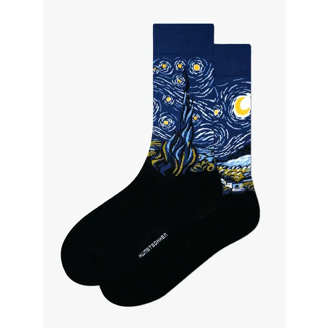 Kunstsokken - Sokken Van Gogh Cadeauset - 3 paar
