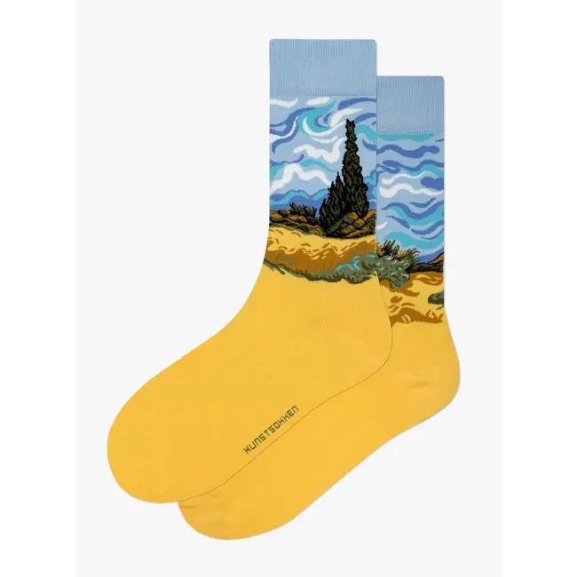 Kunstsokken - Sokken Van Gogh Cadeauset - 3 paar