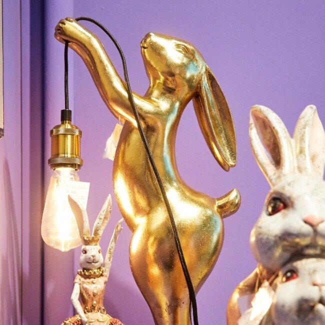 Werner Voß Werns - Table Lamp - Animal Lamp Holding Rabbit