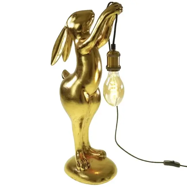 Werner Voß Werns - Table Lamp - Animal Lamp Holding Rabbit