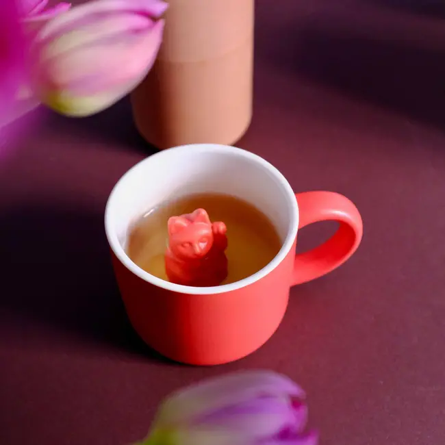 Donkey - Tasse Chat Bonheur Maneki-Neko - rouge