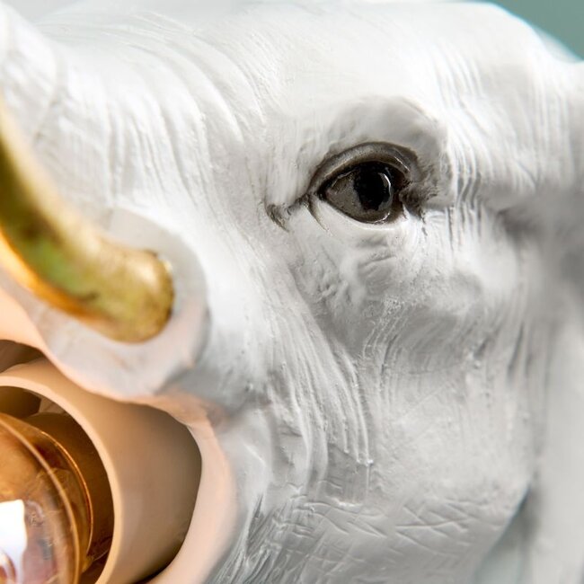 Werner Voß Werns - Table Lamp - Animal Lamp Elephant Dumbo - white/gold