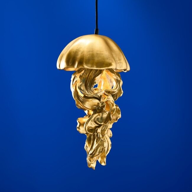 Werner Voß Werns - Lampe Suspendue - Lampe Animale Méduse Ava - doré