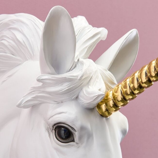 Werner Voß Werns - Lampe Murale - Lampe Animale - Licorne Hugh - blanc/doré