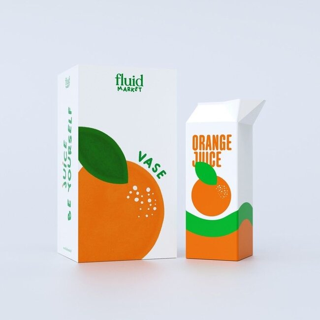 Fluid Market - Vase Orange Juice - céramique