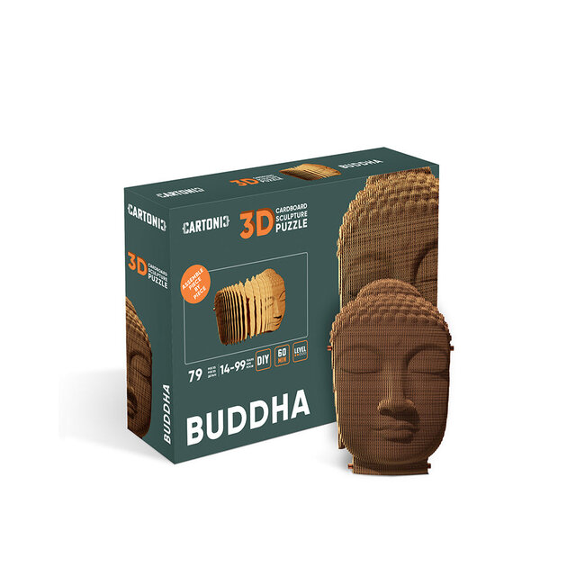 Cartonic - Puzzle Sculpture 3D Buddha