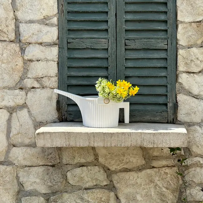 Hachiman - Arrosoir Garden Beetle - 1.5L blanc