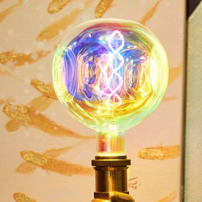 Werner Voß Werns - LED Spiraal Bulb Lamp Iris XL - iriserend - E27 fitting