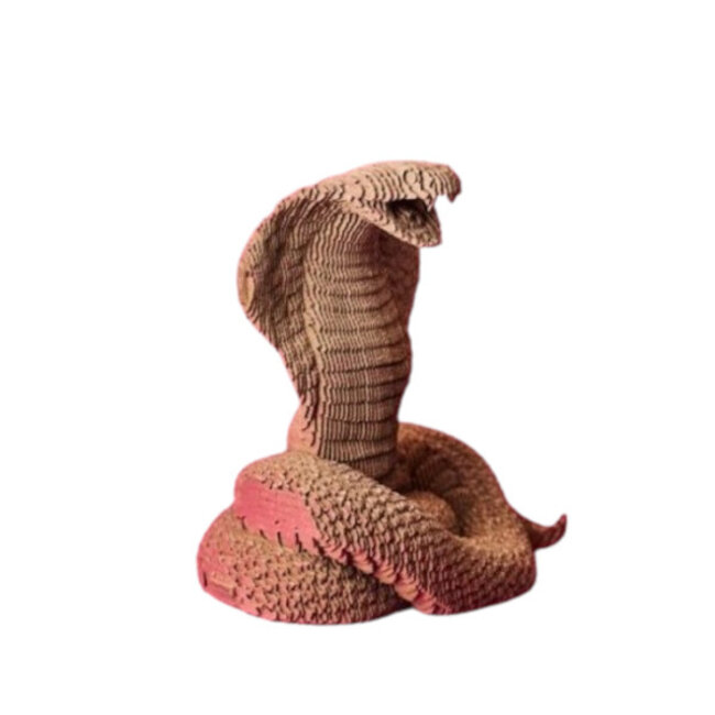 Cartonic - 3D Sculpture Puzzle Cobra