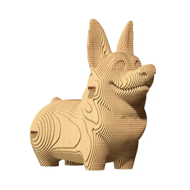 Cartonic - 3D Sculpture Puzzle Corgi Dog
