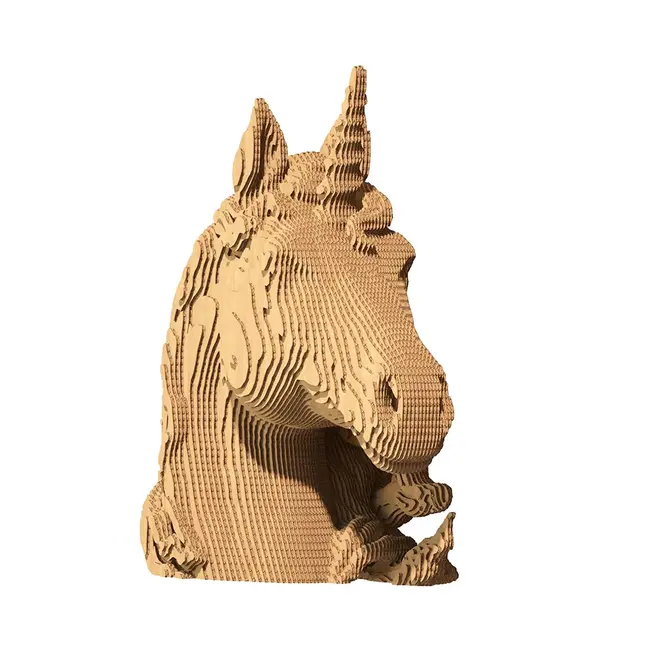 Cartonic - 3D-Skulptur-Puzzle Einhorn