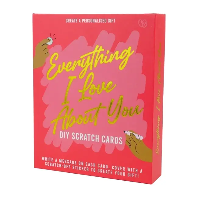 Gift Republic Cartes à Gratter Everything I Love About You