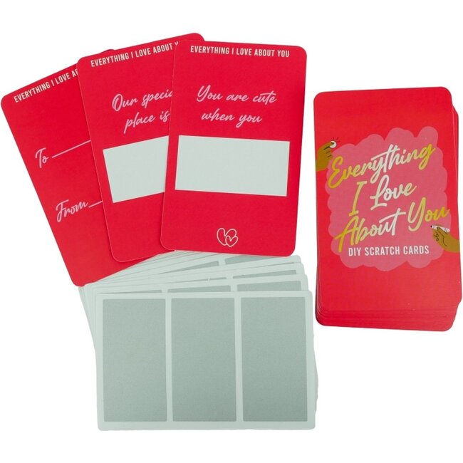 Gift Republic - Scratch Cards Everything I Love About You