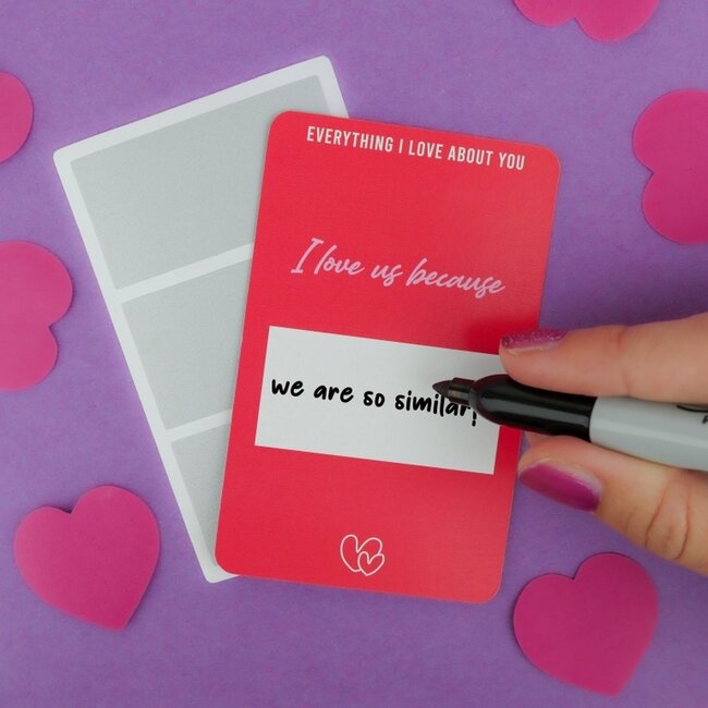 Gift Republic - Cartes à Gratter Everything I Love About You