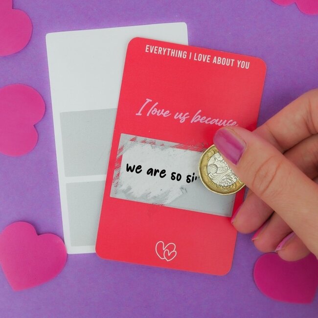 Gift Republic - Cartes à Gratter Everything I Love About You