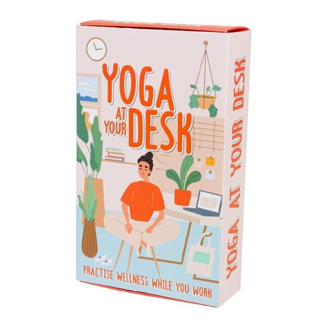 Gift Republic - Set de Cartes Yoga At Your Desk