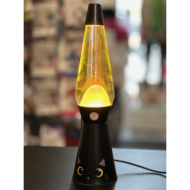 i-total - Lampe à Lave Chat Noir