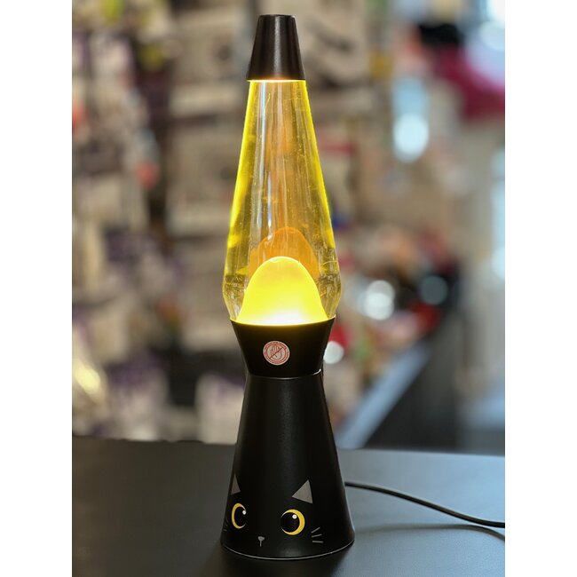 i-total - Lampe à Lave Chat Noir