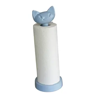 Koziol Kitchen roll holder Miaou - blue