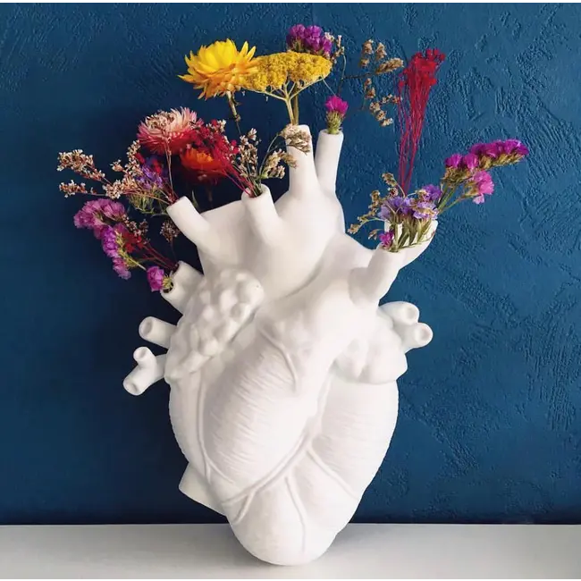 Seletti - Vase Love In Bloom - Heart Vase
