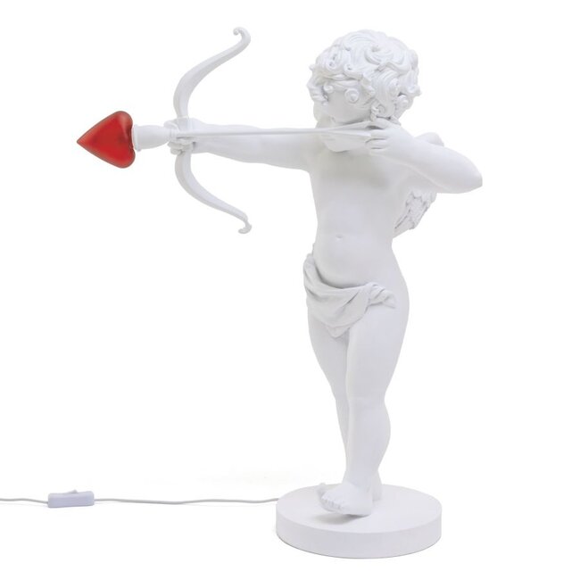 Seletti - Table Lamp Cupid - including 2 heart-shaped LED lights