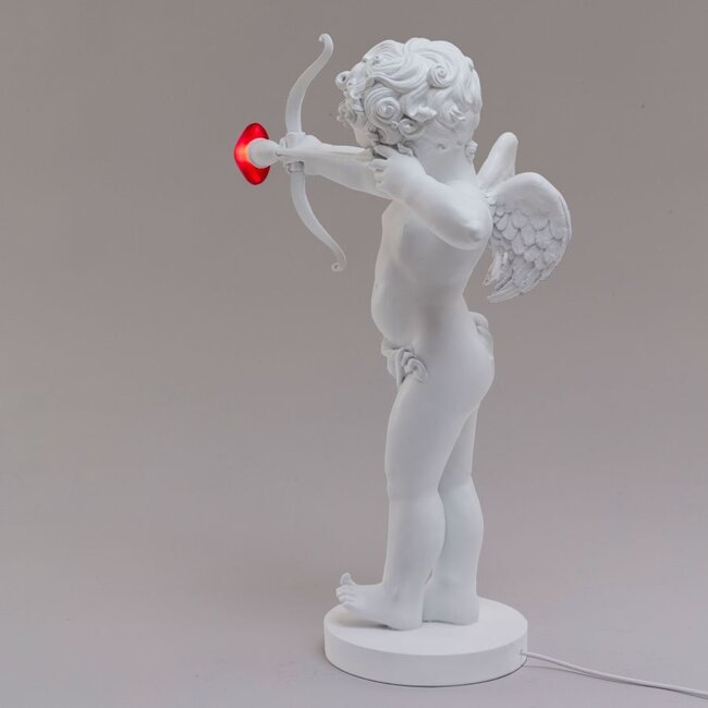 Seletti - Table Lamp Cupid - including 2 heart-shaped LED lights
